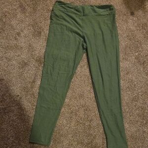 LuLaRoe Forest Green Leggings